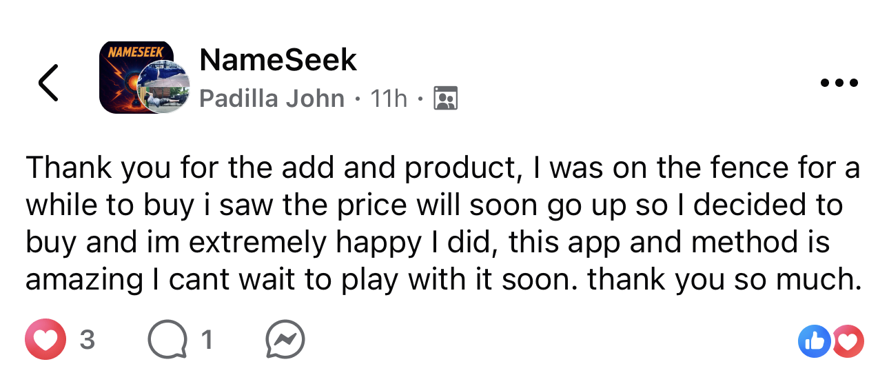 Original post screenshot