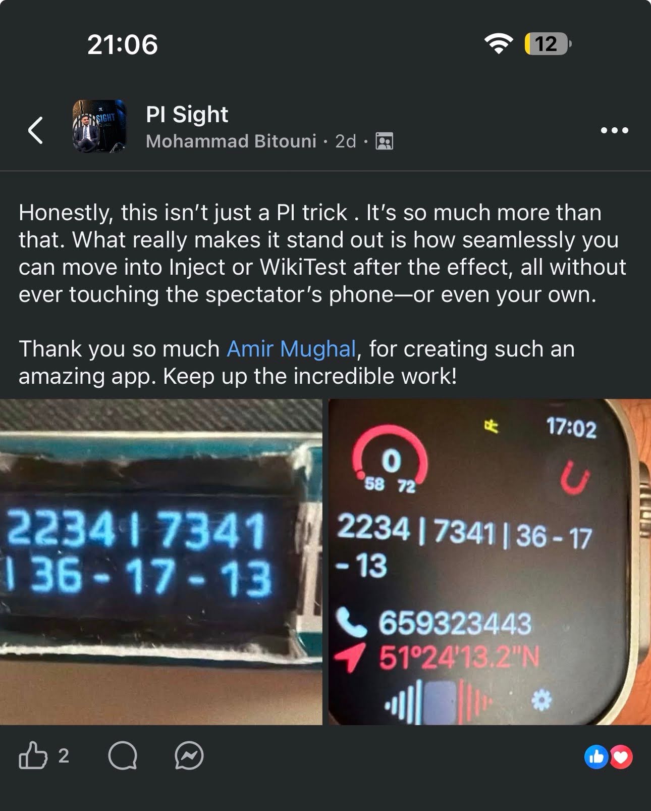 Original post screenshot